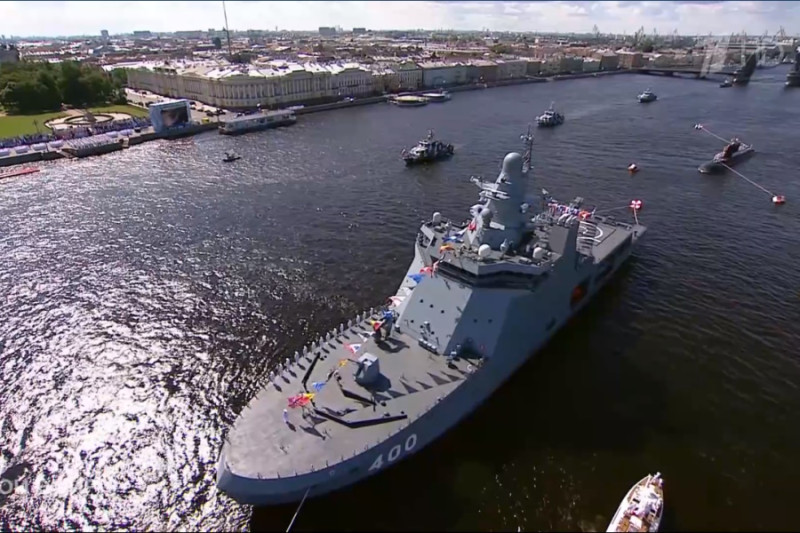 «Синтерра Медиа» обеспечила прямую ТВ-трансляцию парада ко Дню ВМФ
